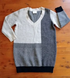 Cecile Copenhagen Womens Jumper Size L 100% Wool Pullover Sweater Knit Long - Picture 1 of 6