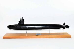 USS Indiana (SSN-789) Submarine Model,US Navy,20" Scale Model,Mahogany,Virginia