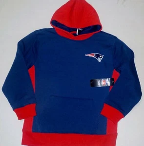 NEW ENGLAND PATRIOTS NFL TEAM APPAREL HOODED SWEATSHIRT HOODIE YOUTH M L XL NWT - Picture 1 of 2