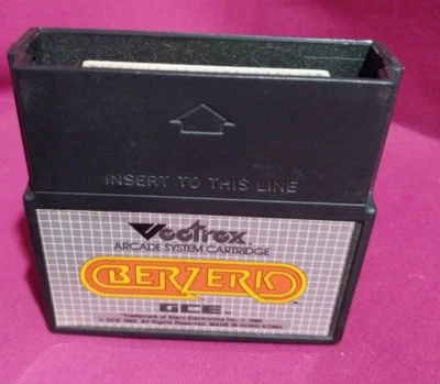 Vectrex Berzerk Cartridge GCE Milton Bradley 1982 - Image 1 of 4