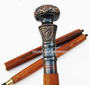 Beautiful Victorian Head Walking Stick Vintage Style Nautical Gift - Picture 1 of 4