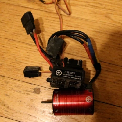 Tower Hobbies 80A ESC and 3600kv motor - Image 1 of 3