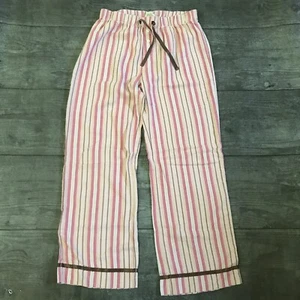 Girl’s Old Navy Pink Brown Striped Sleep Pants Size L - Picture 1 of 5