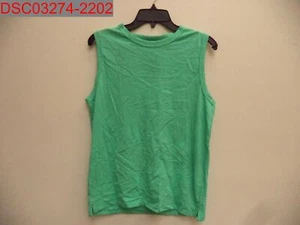 Stain, Zara Unisex Kid's Green Back Print Basic Tank, Size 13-14 01887677982148 - Picture 1 of 10