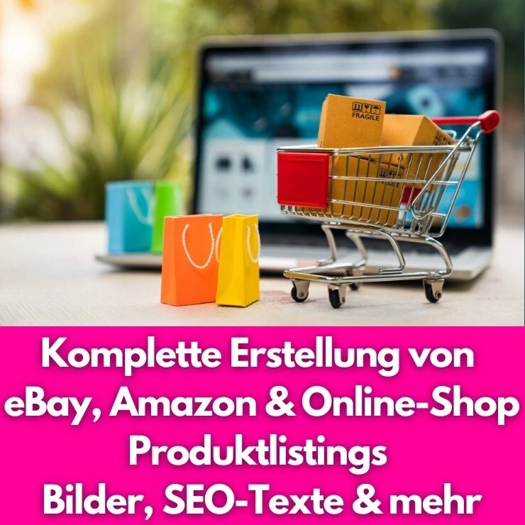Creación completa de anuncios de eBay, Amazon y tienda online - imágenes, textos SEO - Imagen 1 de 1