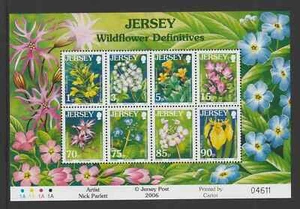 Jersey 2005 Wild Flowers part 2 sheet SG MS 1234b MNH mint *COMBINED POSTAGE* - Picture 1 of 1