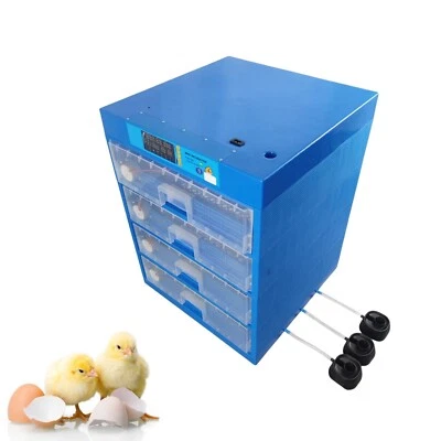 HAYWHNKN® 110V Drawer Incubator 256 Eggs Hatcher Bird Duck Egg Hatch Breeding Machine