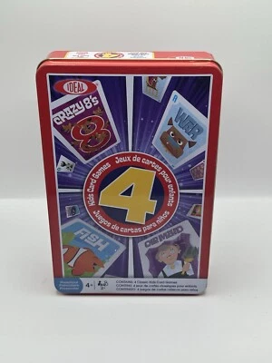 Ideal  Kids Card Games Go Fish, Old Maid, Crazy 8's & War 4 Games ,age 4+ - Image 1 of 4