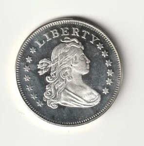 LIBERTY ONE OUNCE FINE SILVER 999 - Picture 1 of 2