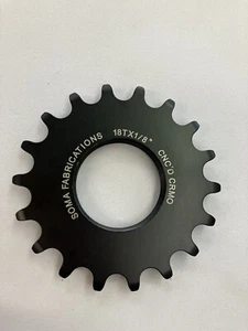 Engranajes de pista de fosfato negro Soma 12T 13T 14T 15T 16T 17T 18T 19T - Imagen 1 de 2