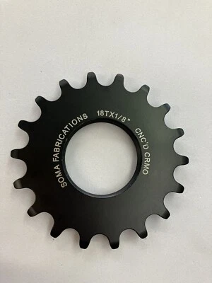 Soma Black Phosphate Track Cogs 12T 13T 14T 15T 16T 17T 18T 19T - Image 1 of 2