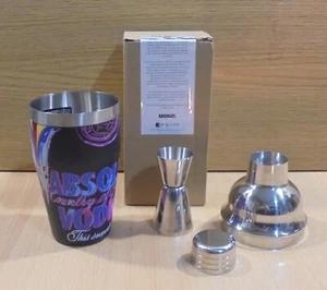 ABSOLUT VODKA LIMITED EDITION BAR TOOLS SET DESIGNED BY ANDY WARHOL NIB - Picture 1 of 13