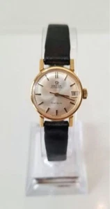 Omega Geneva Automatic Ladies Watch Vintage Gold Case 1960s Swiss 2380MT - Picture 1 of 10