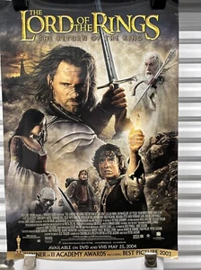 LORD OF THE RINGS RETURN OF THE KING POSTER DVD VHS Release 27x40 Woods 1 - Picture 1 of 14