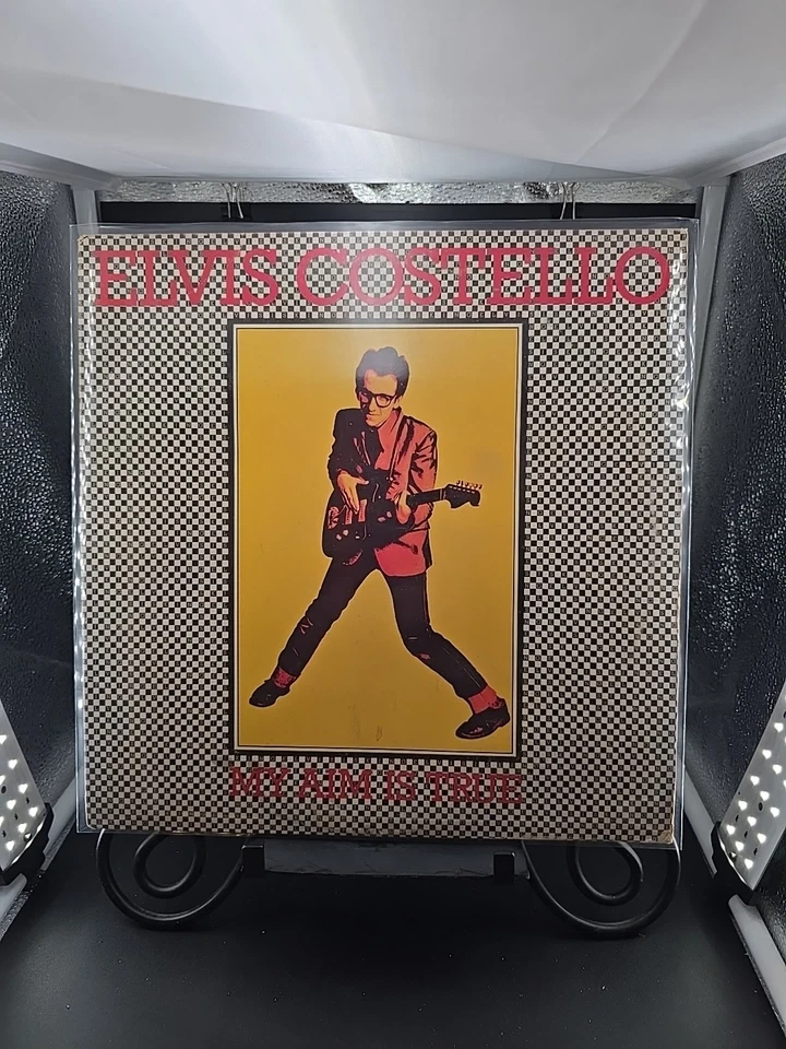Elvis Costello My Aim Is True 1977 LP Columbia JC 35037 Terre Haute Press VG/VG - Image 1 of 4