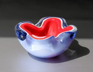 Murano Sommerso Schale, Flavio Poli, Seguso Vetri d´Arte, ~640g, ~Vintage - Bild 1 von 6