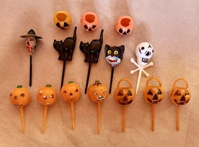 Lote De Colección De 15 Selecciones De Pasteles De Halloween Cupcakes Gato Bruja Jack O Linterna Calavera Foto 1 de 2