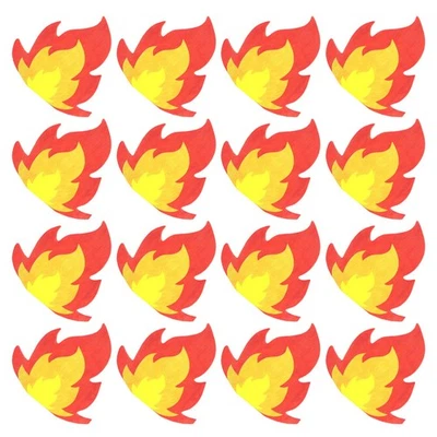  60 Pcs Flame Themed Napkins Boys Birthday Party Supplies Die Cut - Image 1 of 4