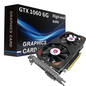 GTX 1060 6GB Graphics Card GDDR5 192Bit 4K VR Ready Video Cards with Dual Coo... - Picture 1 of 7