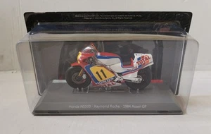 HONDA NS500 ASSEN GP1984 , 1/18 MOTOGP MOTORCYCLE, RAYMOND ROCHE, ALTAYA - Picture 1 of 12