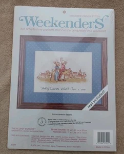 Beatrix Potter Birth Announcement Counted Cross Stitch Weekenders 03541 NOS - Picture 1 of 2