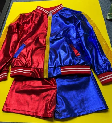 Chaqueta y shorts de satén de baile juvenil Foto 1 de 4