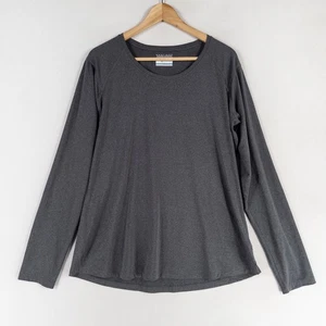 Camisa Columbia Top Mujer XL Gris Elástica Tejida Omni Mecha Manga Larga Activa - Imagen 1 de 8