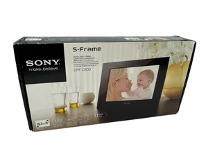Sony DPF-C800 S-Frame 8" Digital Photo Frame with Box and Power Supply C71 O274 - Picture 1 of 15