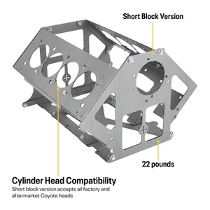 SoloSwap® Coyote Mock Up Engine Swap Short-Block, No Heads - Picture 1 of 14