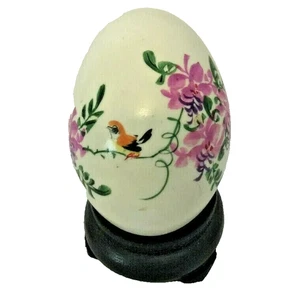 Collectable Japanese Decorative Egg, Hand Painted & Signed - Picture 1 of 3