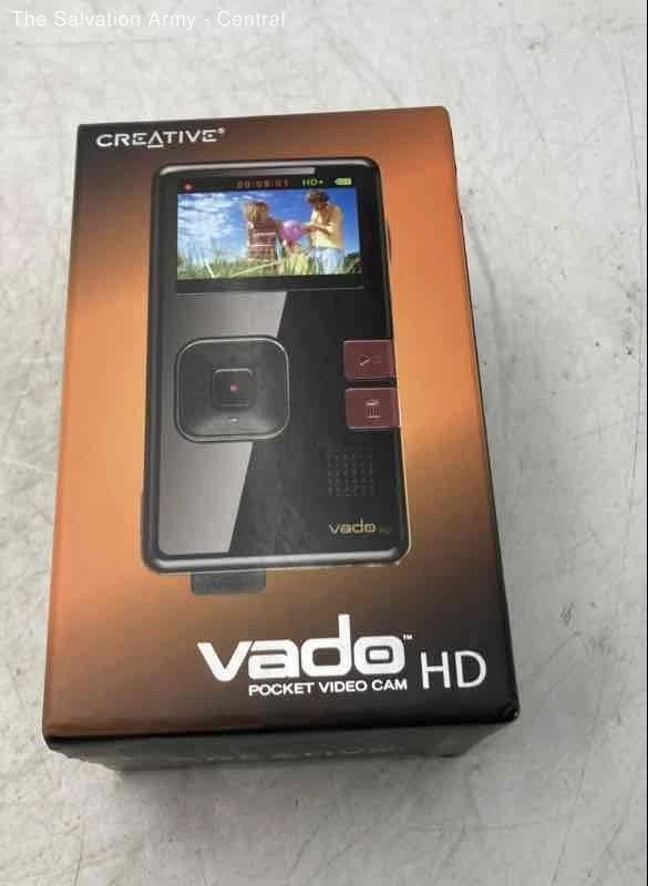 Creative Labs Vado HD VF0580 720p 8GB Gray Pocket Video Camcorder In Box - Image 1 of 4