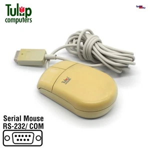 Tulip Computer Mouse Serial RS-232 Com Port Dos Driver Collector Old Vintage PC - Picture 1 of 3