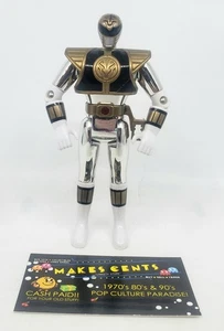 1995 Mighty Morphin Power Rangers The Movie White Ranger Movie Edition Chrome 6" - Bild 1 von 2