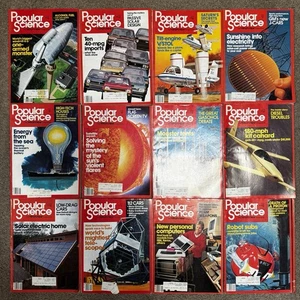 1981 Popular Science Magazine Lot Complete Year Set Jan-Dec All 12 Issues - Picture 1 of 1
