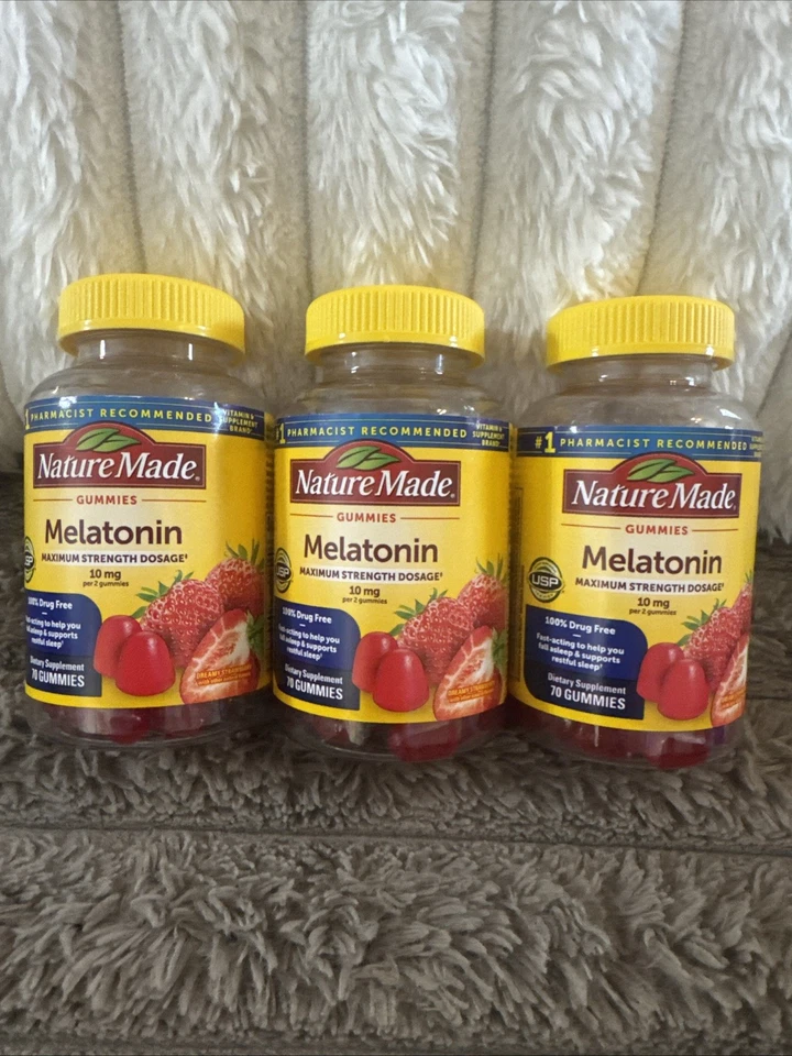Nature Made Melatonin 10 MG 70 Gummies Restful Sleep