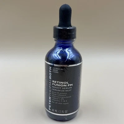 Suero nocturno Peter Thomas Roth Retinol Fusion Pm 2 fl oz sellado Foto 1 de 4