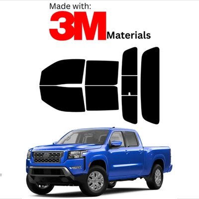 Tinte de ventana precortado para Nissan Frontier 4 puertas 22-24 cerámica estable hecho con 3M Foto 1 de 4