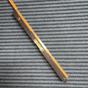 Wasserwaage, Stabila Länge 60cm Messing mit Holz /Vintage - Bild 1 von 6