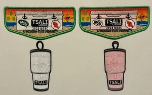 OA 134 TSALI 2020 NOAC DELEGATE & TRADER SET WITH DANGLES, DANIEL BOONE COUNCIL - Picture 1 of 5