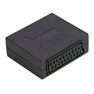 Scart Kabel Kupplung Verbinder Buchse zu Buchse Verlängerung - HEUTE VERSCHICKT - Bild 1 von 1