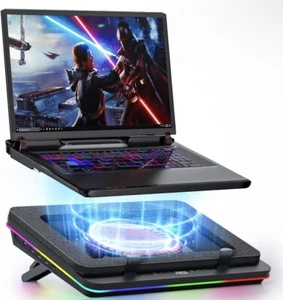 IETS GT600 Laptop Cooling Pad Equipped with Gigantic Turbo-Fan(5.5inch Diameter) - Picture 1 of 4