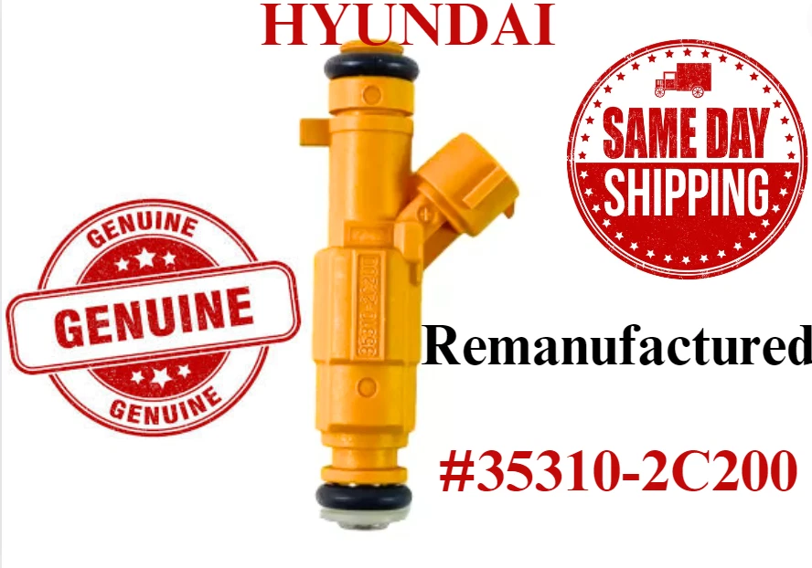 Inyector de combustible Hyundai remanufacturado OEM para Genesis Coupe 2013-2014 2,0 L I4 Foto 1 de 1