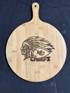 Kansas City Chiefs rundes Schneidebrett - Bild 1 von 1