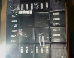 =HeroClix Marvel MUTACIONES Y MONSTRUOS Cuadrado de Batalla Mapa Exterior = - Imagen 1 de 2