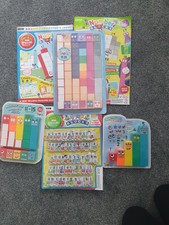 CBeebies Numberblocks ,1-20 Number Blocks And Alphablocks with magazine