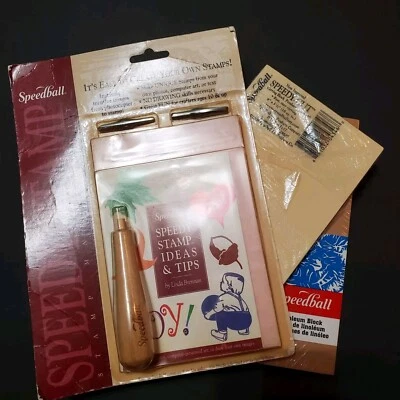 Speedball Speedy Stamp Making Kit Speedy-Cut Carving & Linoleum Blocks  - Image 1 of 4