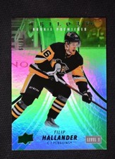 2022-23 UD Trilogy Green #121 Filip Hallander /99 - Pittsburgh Penguins