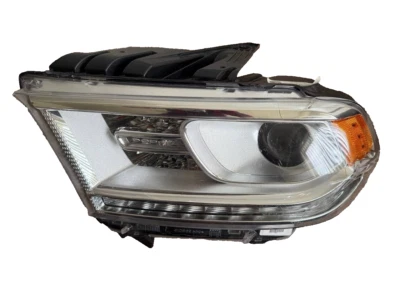 2014-2020 Dodge Durango Xenon HID Chrome Adaptive Headlight Left Driver Side OEM - Image 1 of 4