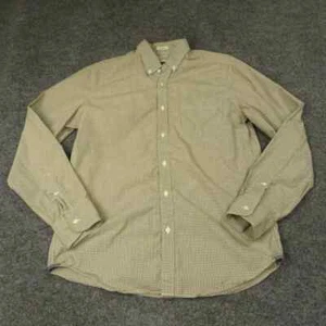 J Crew Hemd Herren Medium 100% Baumwolle Langarm Knopfleiste Baumwolle Preppy - Bild 1 von 8