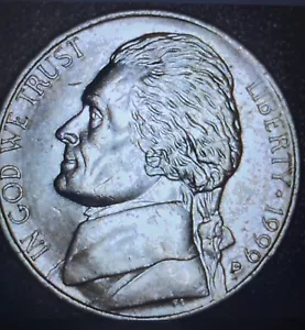 1999 p double die error nickel In Good Condición - Picture 1 of 7